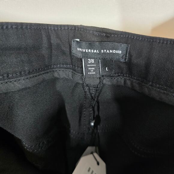 Universal Standard Black Seine High Rise 32 Jeans Size 38" - Picture 4 of 6